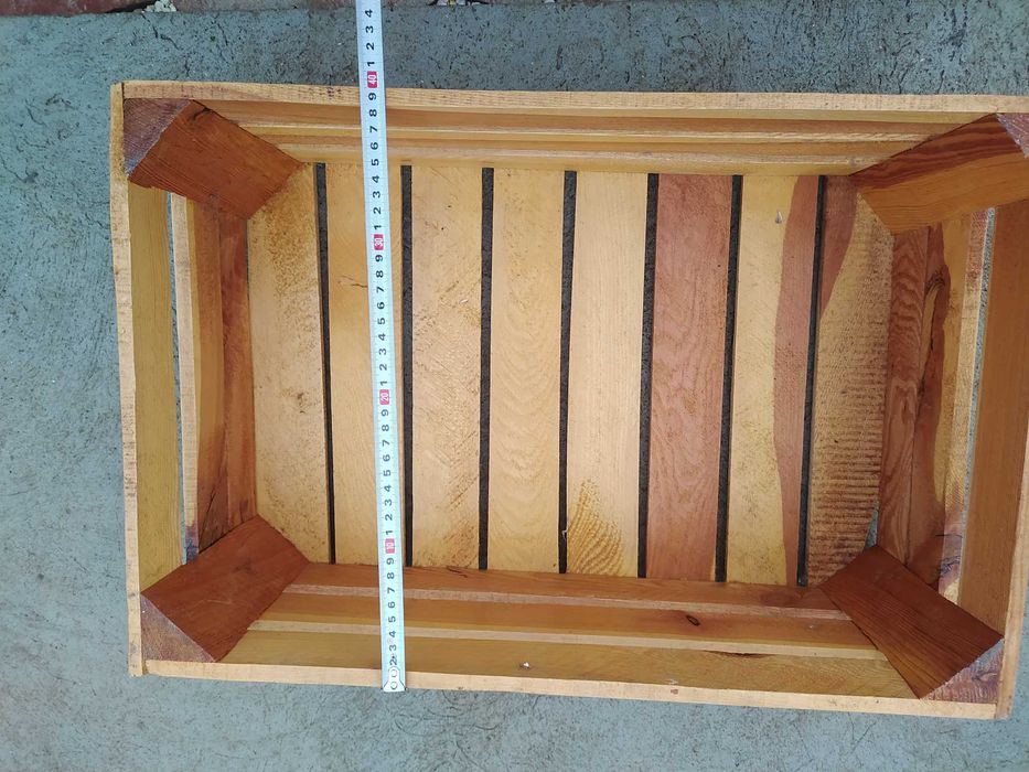 Skrzynki drewniane na owoce i warzywa 60x40x20, wystrój wnętrz