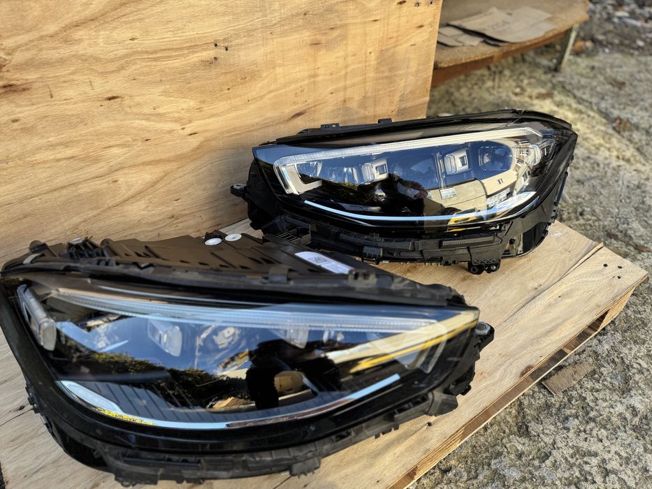 Бампер в сборе mercedes w223/решетка радиатора mercedes w223