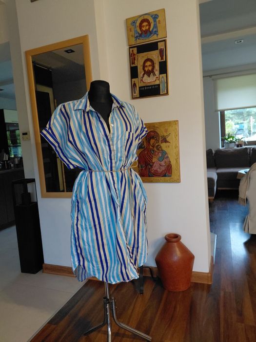 sukienka koszula szmizjerka 42,44,Cotton Monki