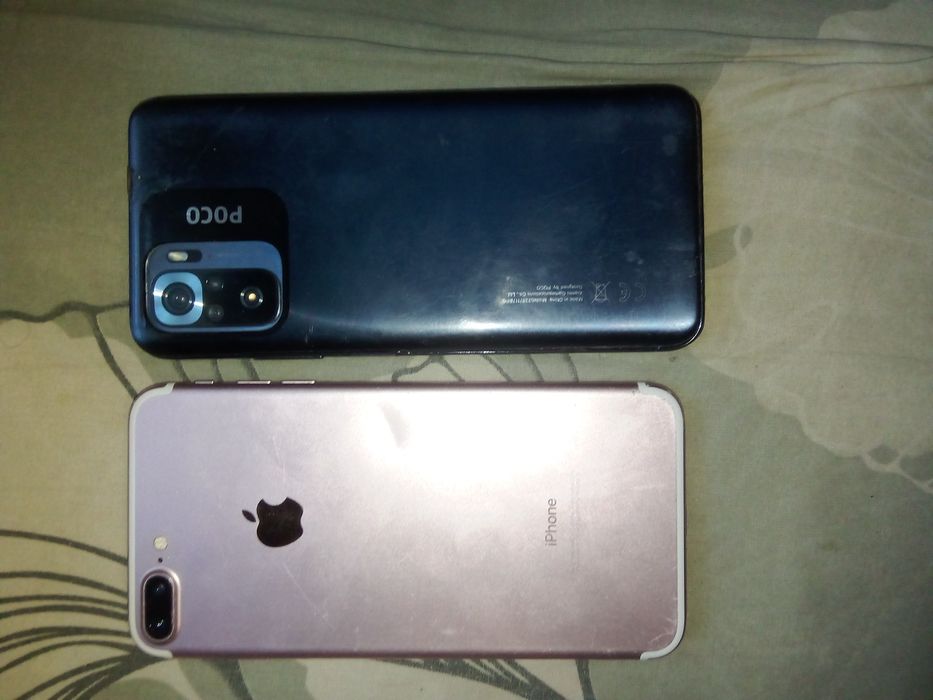 iPhone 7+ 128gb 97% аккумулятор/ poco m5s 6/128