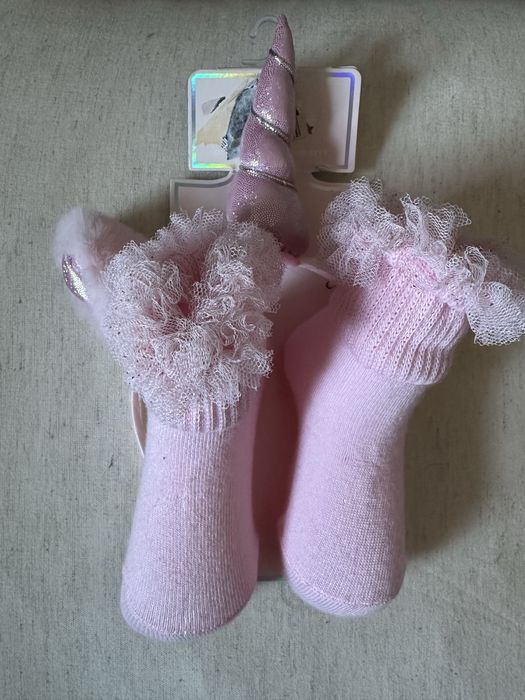 Zestaw skarpetek i opaska z jednorożcem z USA