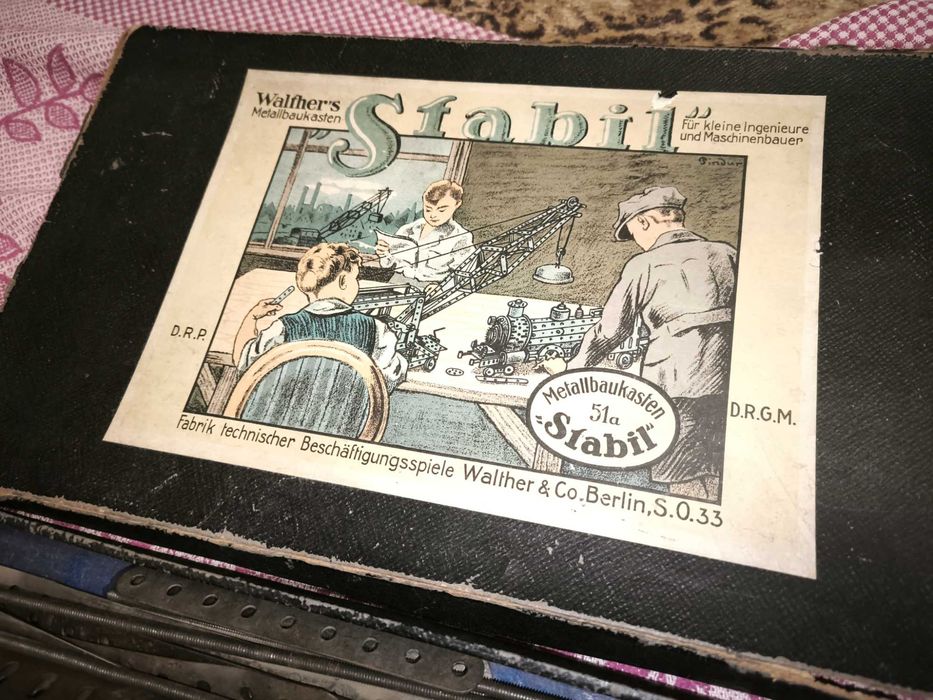 конструктор Stabil Metallbaukasten 51a DRP DRGM