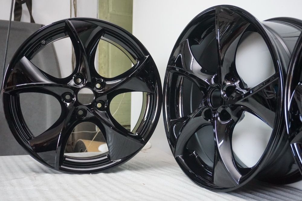 Alufelgi EAT-CMA 5x112 8Jx18" et35 cb70,4mm piekne czarny mega polysk!