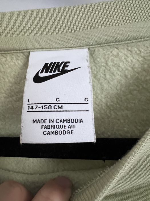 Світшот Nike фісташкового кольору