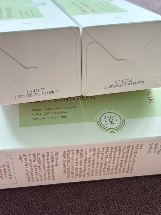 iUNIK Centella Calming Daily Sunscreen SPF 50, Tocobo spf