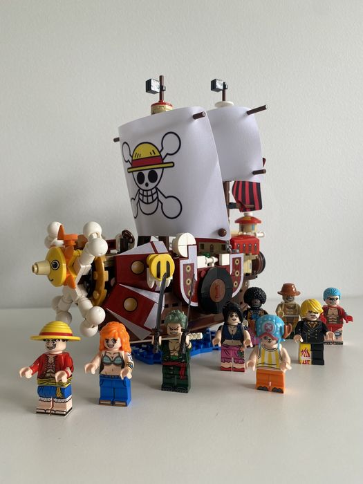 One Piece Lego com 9 minifiguras