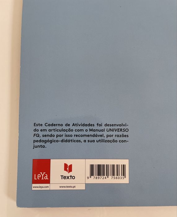 Caderno atividades Fisico-quimica 7º ano