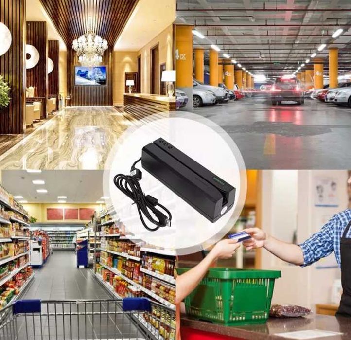 Leitor e Gravador de Cartões Banda Magnética MSR605