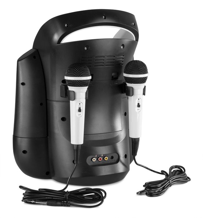 Zestaw do karaoke dla Dzieci Odtwarzacz CD USB Bluetooth + Mikrofony 2sztuki