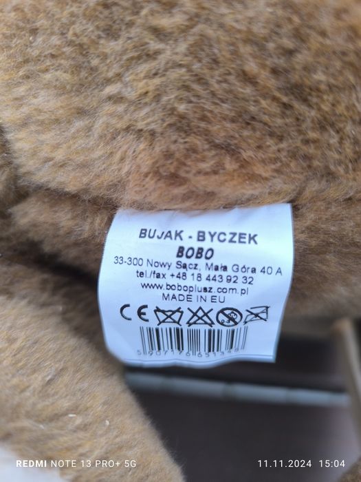 bujany byczek maskotka