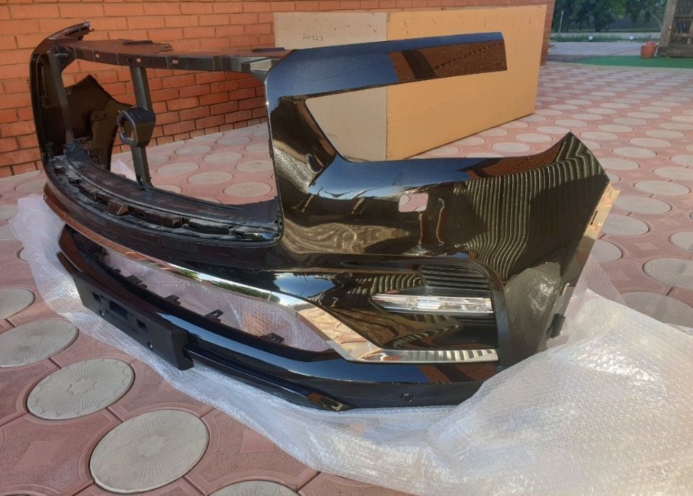 Бампер в сборе QX80 2018 2020 Оригинал infiniti.centr капот
