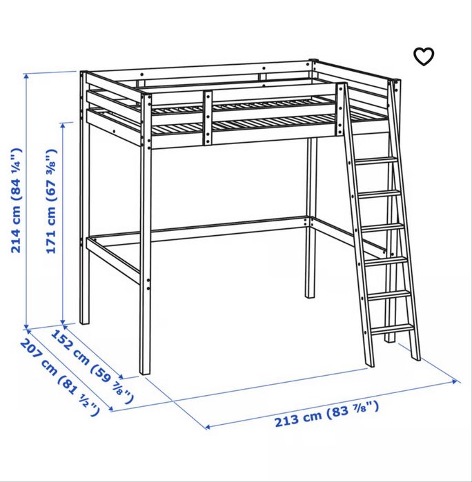 Beliche ikea seminovo