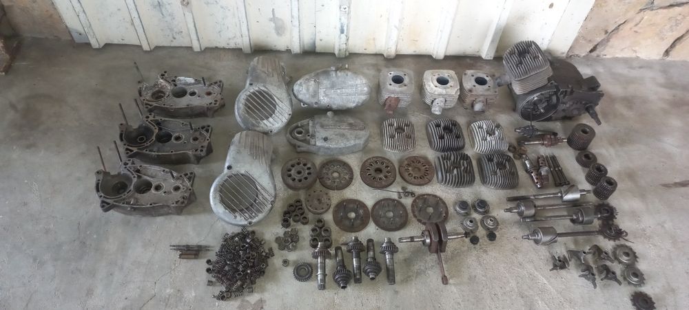 Motor zundapp 4 turbina peças