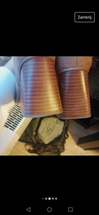 Zamszowe botki Nine West rozm. 38