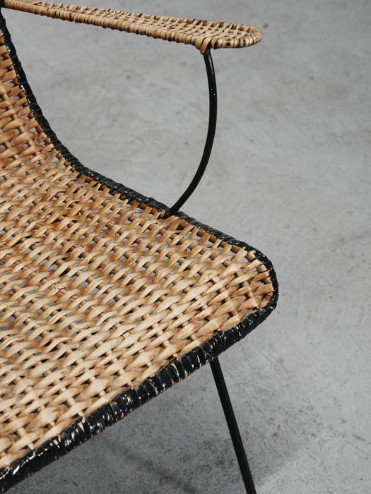 Cadeira palha vintage