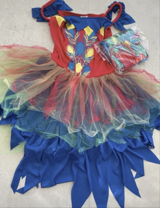 Kostium przebranie damskie roz.S/M Papuga karnawal