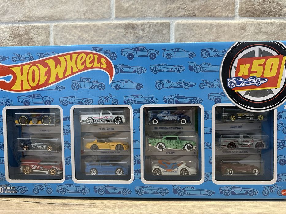 Hot Wheels Хот Вілс 50 шт Mattel