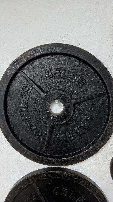 Discos olímpicos 20.4 kg / 50mm (Valor por Unidade)