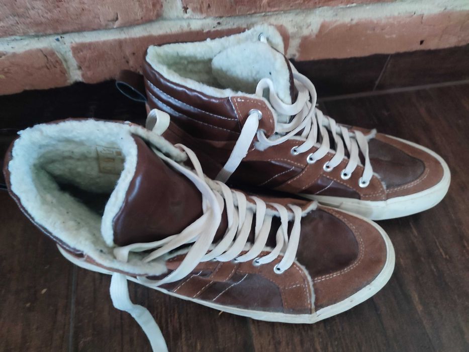 Obniżka - Hanbury Basic buty męskie z futerkiem w środku R.45