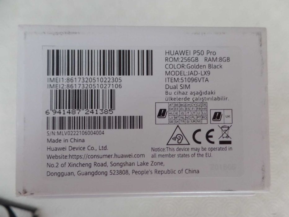 Vendo Huawei P50 Pro 256GB / 8GB RAM – Estado Impecável