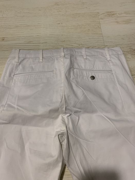 Gstar Raw spodnie chinosy boyfriend biale 28