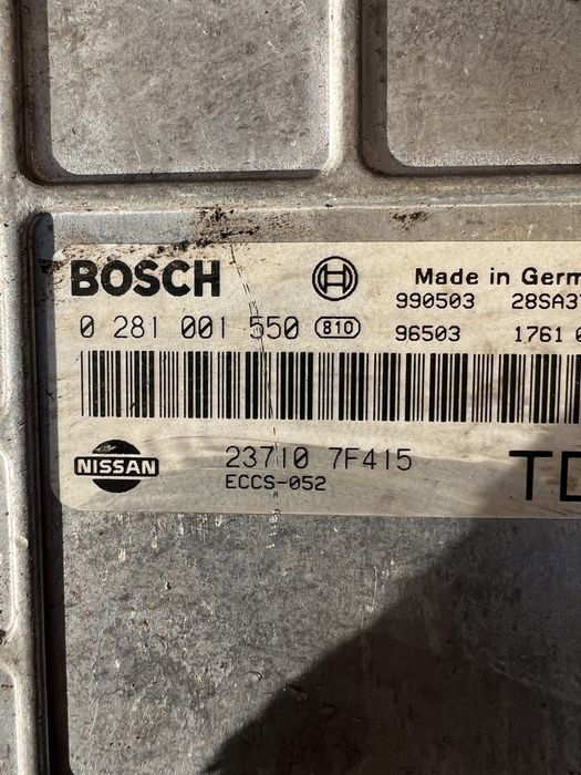 Блок управління двигуном NISSAN TERRANO 2,7номер 0281001550