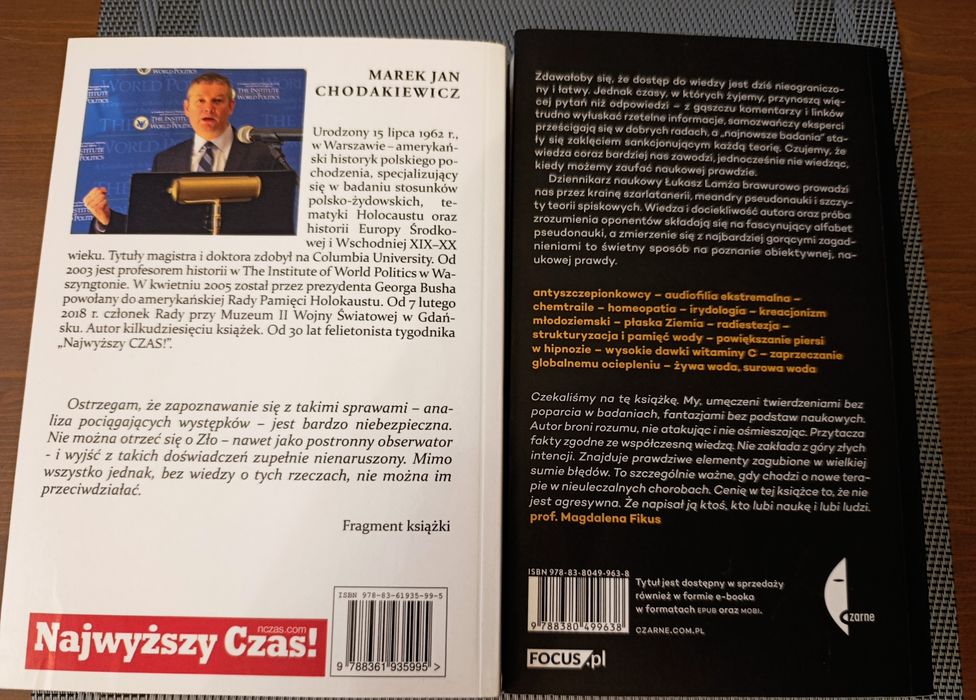2 książki: O cywilizacji śmierci, Światy Równolegle