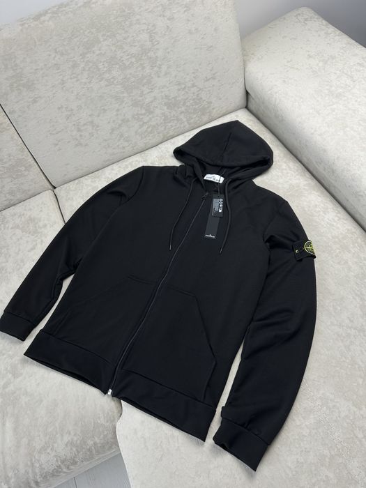 Чорне Зіп худі Stone Island | Аунтефік ОЛХ ДОСТАВКОЮ!