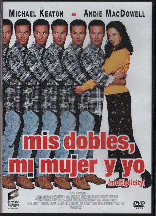 Dvd Os Meus Duplos, A Minha Mulher e Eu - comédia - Michael Keaton