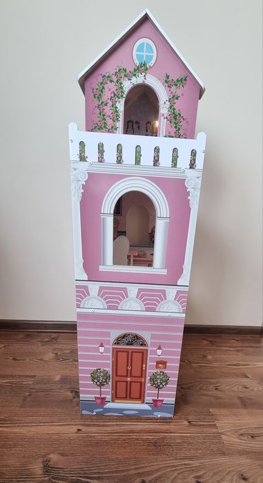 Domek dla lalek drewniany ecotoys