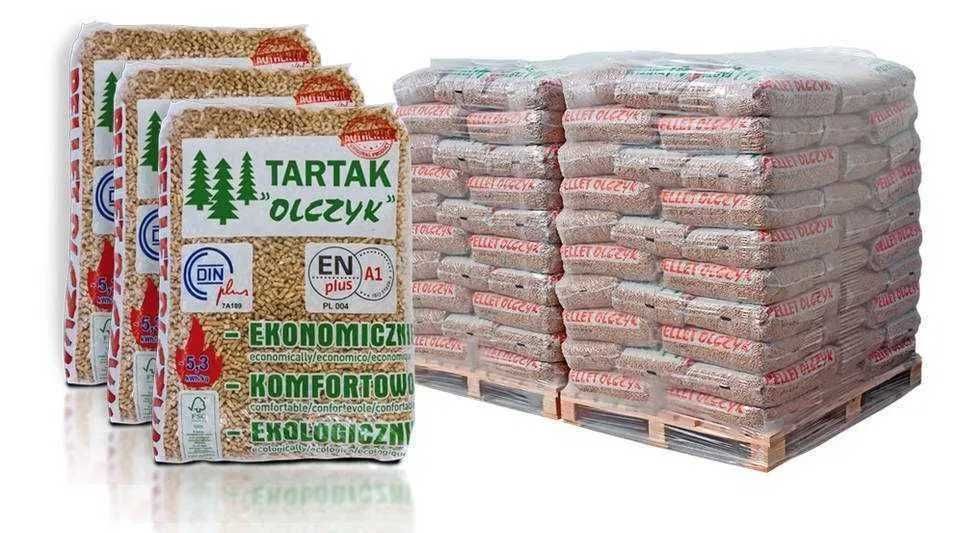 Pellet pelet drzewny.  OLCZYK, Dostepny na Magazynie