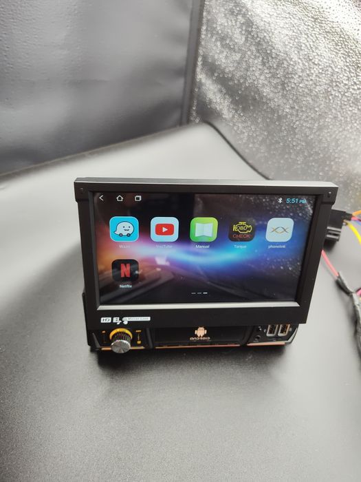 1 din Android wysowany ekran GPS wifi USB Bluetooth