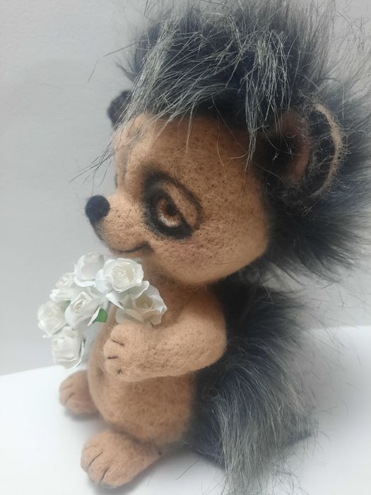 Валяная игрушка, валяна іграшка їжачок