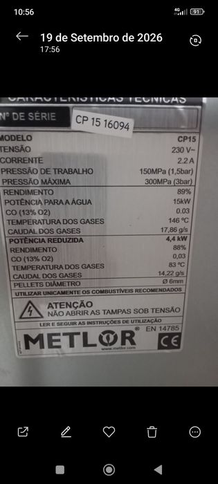 Caldeira a pellets