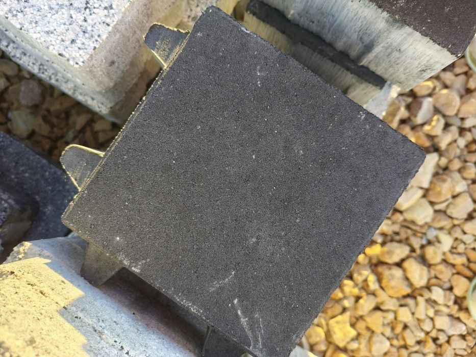 Kostka Eco kwadrat 8cm Polbruk grafit