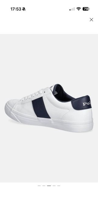 Білі кеди ralph lauren