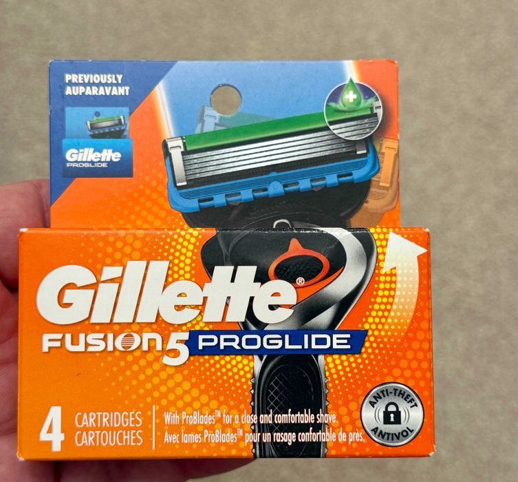 100% Оригинал из США Gillette Proglide Fusion 8шт лезвия