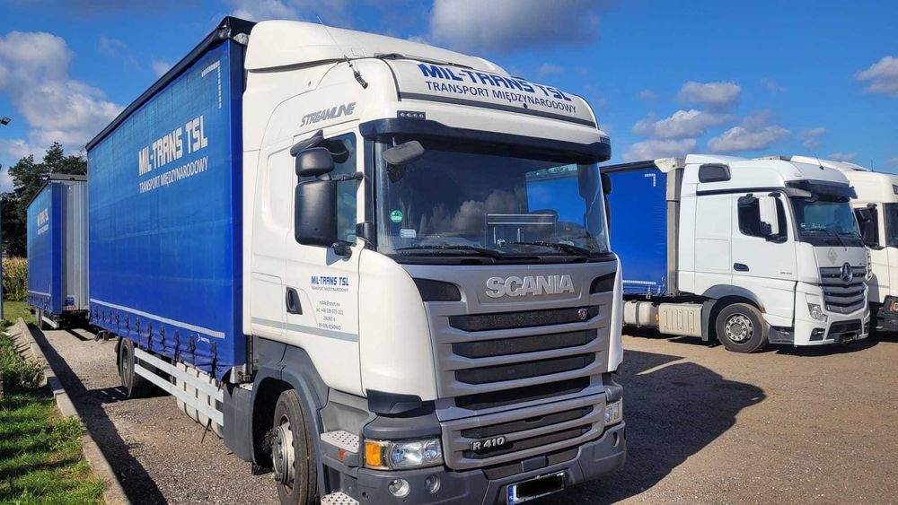 Scania 1841 zestaw tandem 7,7+7,7m 2017r.