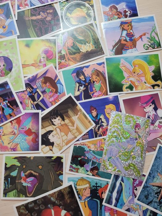 Наліпки наклейки паніні вінкс panini winx