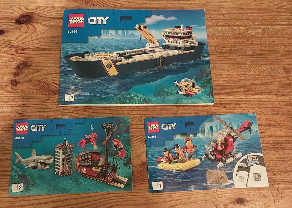 Zestaw LEGO City 60266 Statek Badaczy Oceanu