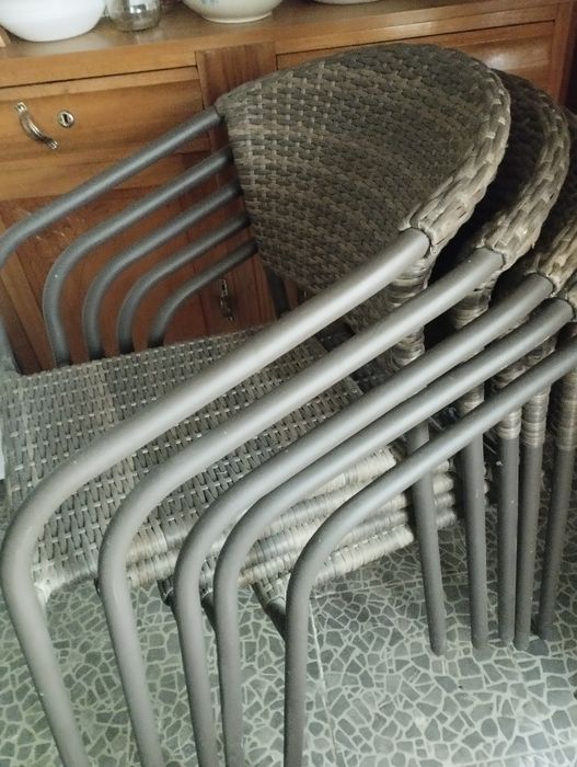 Conjunto outdoor mesa  + 4 cadeiras