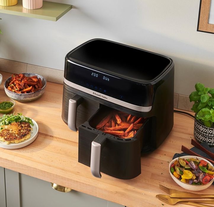 Air Fryer Russell Hobbs 9L Dual – Nova!
