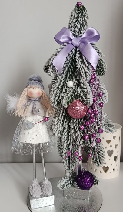 Янголи новорічні + гірлянда