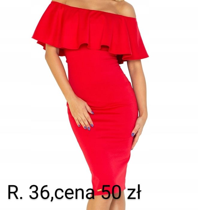 Piękna sukienka hiszpanka koktajlowa