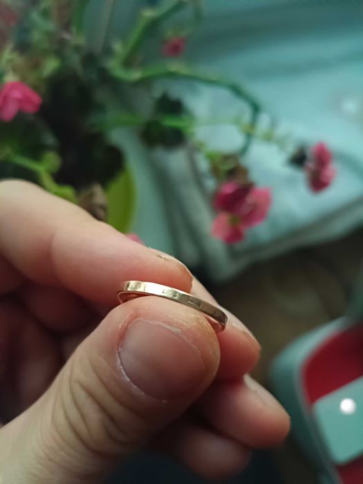 Złoty pierścionek rosyjski 2 g