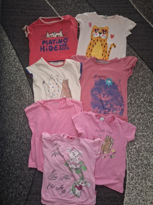 Koszulki, tshirty  dziewczęce 128