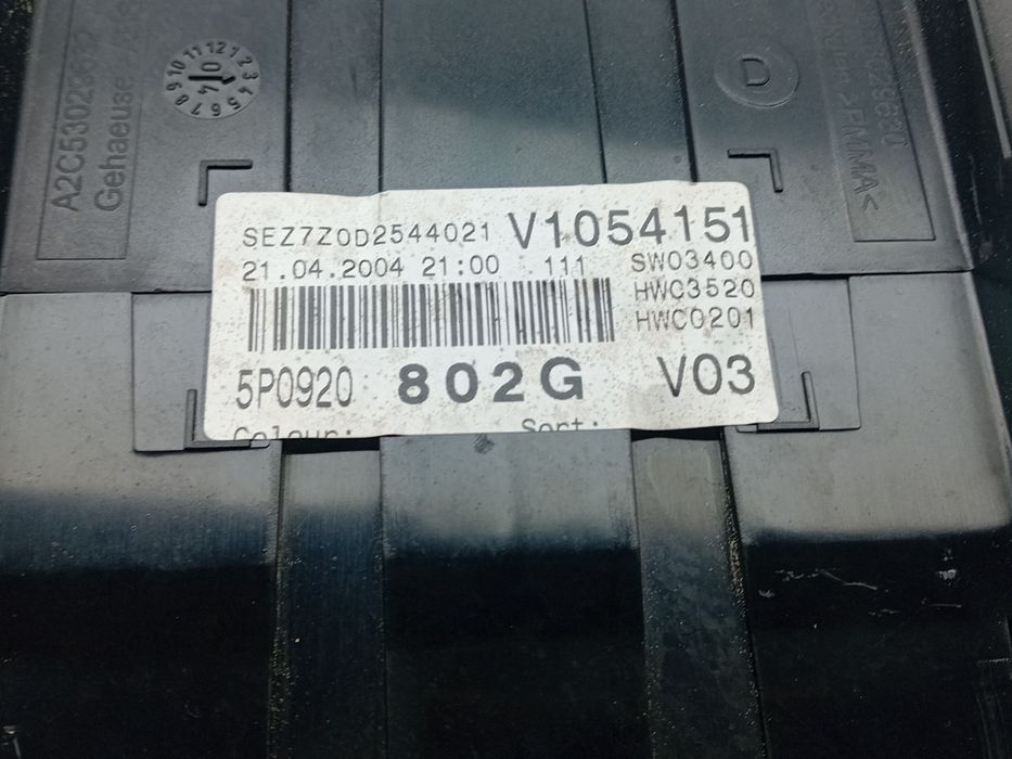 Quadrante / painel de instrumentos SEAT Altea (5P1)