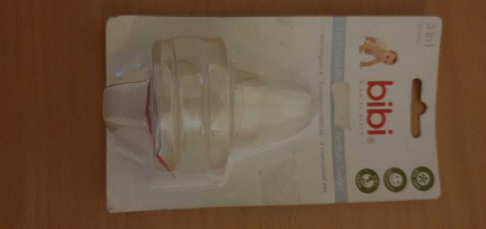 Bibi Swiss Smoczek 3 w 1 Varia x 2 nowe 0 +