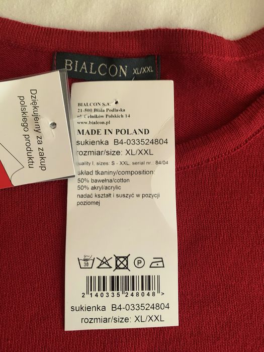Bialcon sukienka XL/XXL