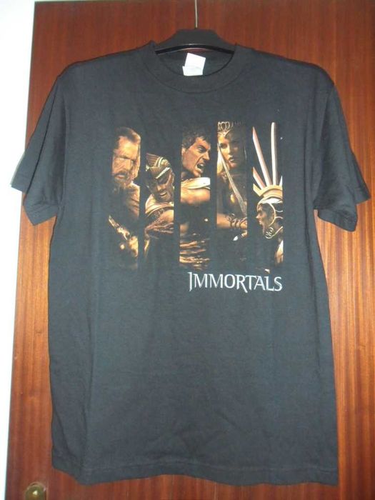 T-shirt Preta filme Imortais